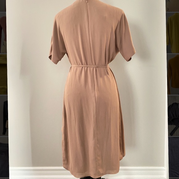 Le Château Nude Wrap Dress - Picture 2 of 3